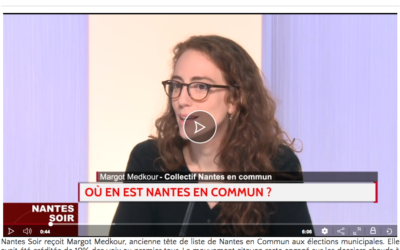 Interview Télénantes de Margot pour Nantes en commun le 2 décembre 2020