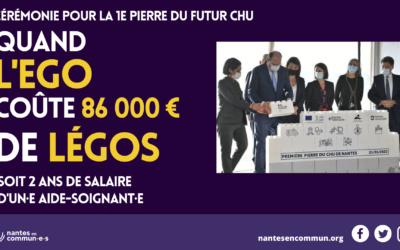 Futur CHU : quand l’égo coûte 86 000 € de légo !